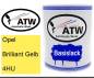 Preview: Opel, Brilliant Gelb, 4HU: 1L Lackdose, von ATW Autoteile West.